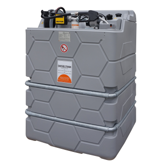 Cuve stockage gasoil double paroi CUBE IP 1 500 L-Lire la description