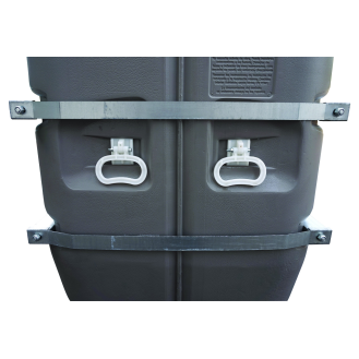 Cuve stockage gasoil double paroi PE GNR platine  2 000 L-Lire la description