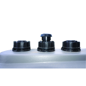 Cuve stockage gasoil double paroi PE GNR platine  2 000 L-Lire la description