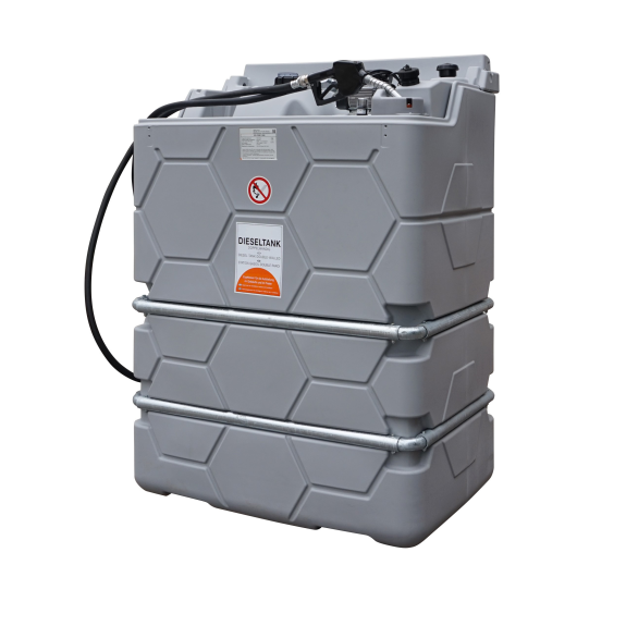 Cuve de stockage gasoil double paroi 1 000 L-Lire la description