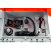 Cuve double paroi stockage gasoil 980 L avec capot, pompe 230 V