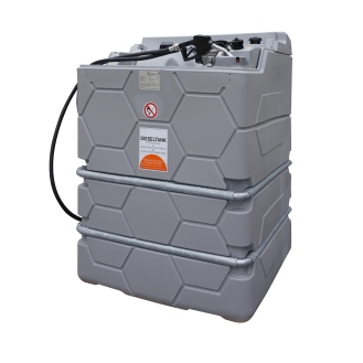 Cuve stockage gasoil double paroi CUBE IS  1 500 L-Lire la description
