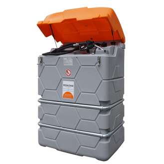 Cuve stockage gasoil double paroi CUBE OS  1 000 L-Lire la description