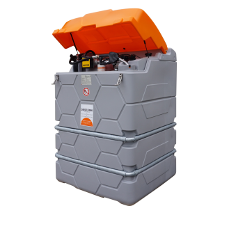 Cuve de stockage de gasoil double paroi 1 500 L-Lire la description