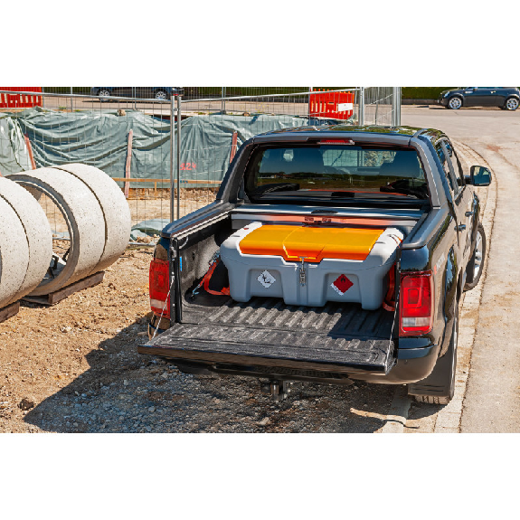 Cuve transport gasoil Easy Mobil 210 Pick-up,  pompe 30 l/min 12 V, capot-Lire la description
