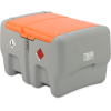 Cuve transport gasoil Easy   440 Standard avec pompe  40L/min  12 V et capot conforme ADR, sur remorque routière