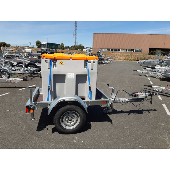 Cuve transport gasoil Easy  Mobil 600  sur remorque routière homologuée ADR-Beschreibung lesen