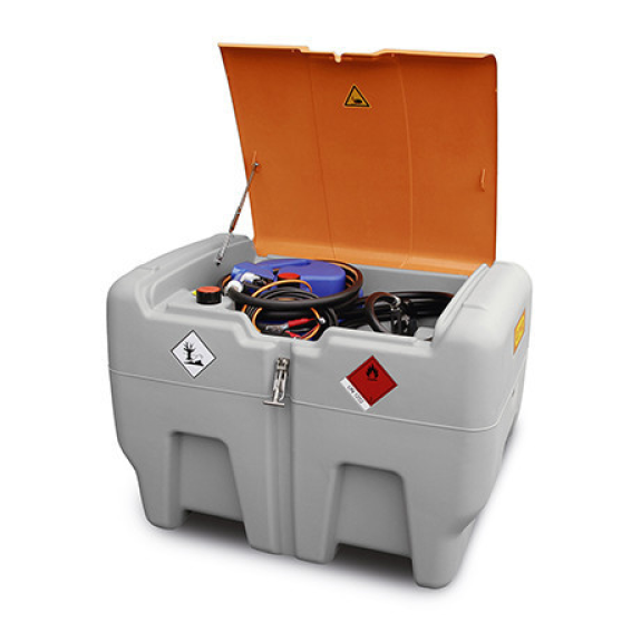 Cuve transport gasoil Easy  Mobil COMBI 440/50, pompe gasoil Cematic 3000 12 V , capot-Leggi tutto