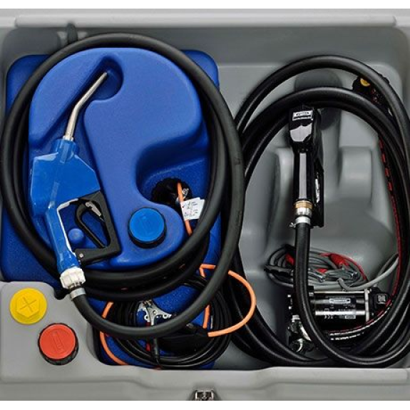 Cuve transport gasoil Easy  Mobil COMBI 440/50, pompe gasoil Cematic 3000 12 V , capot-Lire la description