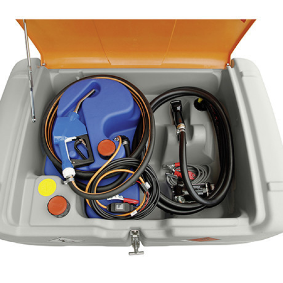 Cuve transport gasoil Easy  Mobil COMBI 440/50, pompe gasoil Cematic 3000 12 V , capot-Lire la description