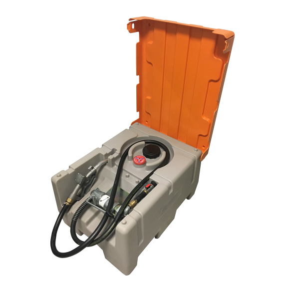 Cuve transport gasoil Easy Mobil 125, pompe manuelle, capot-Lire la description