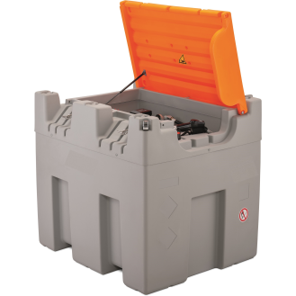 Cuve transport gasoil CUBE 980 ADR double paroi NOURRICE sans pompe avec raccord rapide 1"-Lire la description