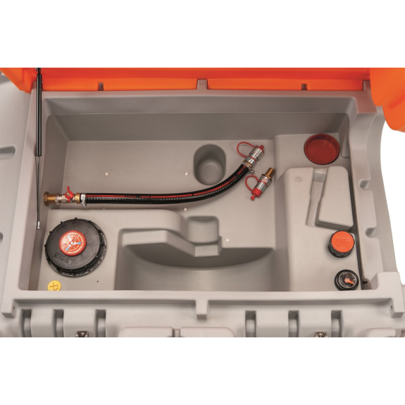Cuve de transport gasoil double paroi avec raccord rapide 1"-Lire la description