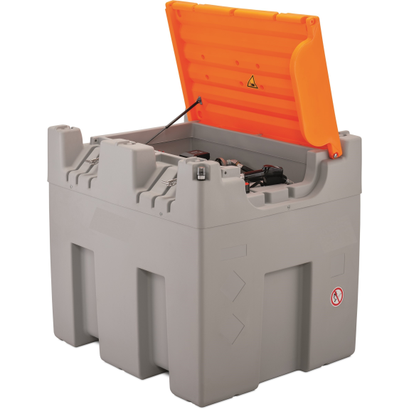 Cuve transport gasoil CUBE 980 ADR double paroi NOURRICE sans pompe avec raccord rapide 1"-Leggi tutto