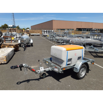 Cuve transport gasoil Easy COMBI 440/50 avec capot conforme ADR sur remorque routière-Lire la description