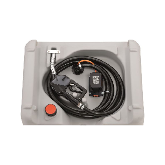 Cuve transport gasoil Easy Mobil 210,  pompe 30 l/min et batterie Lithium, capot-Lire la description