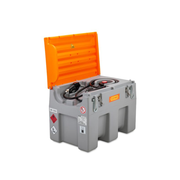 Cuve transport gasoil Easy 600 litres avec capot pompe 45 L , batterie Lithium 18 V 4 Ah et chargeur non fournis-Lire la description