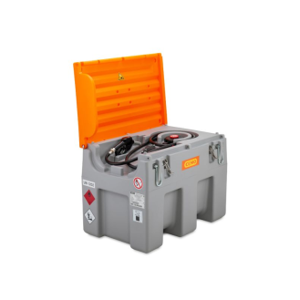 Cuve transport gasoil Easy 600 litres avec capot pompe 45 L , batterie Lithium 18 V 4 Ah et chargeur non fournis-Lire la description