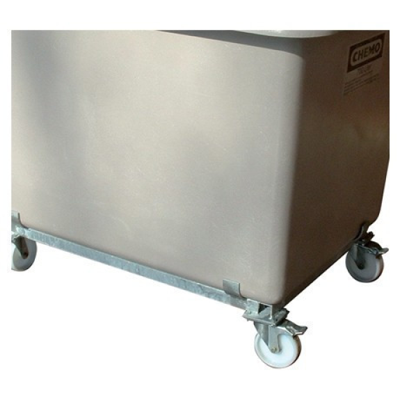 Bac PFV sur roulettes 2 200 litres gris Bac PFV sur roulettes 2 200 litres gris-Lire la description