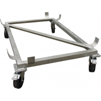 Bac PFV sur roulettes 550 litres gris-Lire la description
