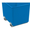 Bac PFV avec fourreaux 300 litres bleu