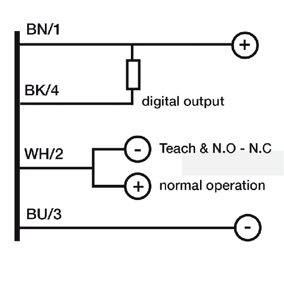 Ultra.M18,NPN-NO/NC,Cable,Diffuse-Lire la description