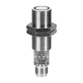 Ultrason Directe M18 ANA 4-20mA P100-1000mm qTeach Laiton, M12 4P-Lire la description