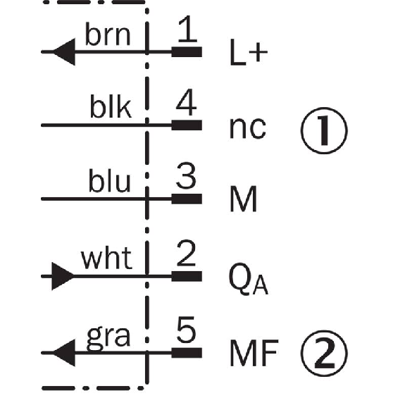 Capteur à ultrasons cylindrique M18-Lire la description