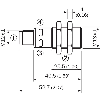 Capteur à ultrasons cylindrique M18