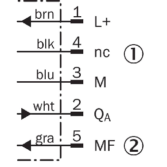 Capteur à ultrasons cylindrique M18-Lire la description