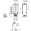 Ultrason Avant plan, Arrière plan, Fenêtre PNP P150mm NO/NF / M08A 3P
