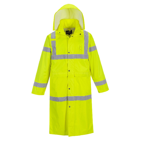 Portwest - Manteau de pluie HV 122cm - H445 Portwest - Manteau de pluie HV 122cm - H445-Lire la description