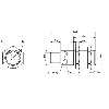 Ultrason Directe M18 ANA 4-20mA P25-250mm Axial 10-30Vdc / M12 5P