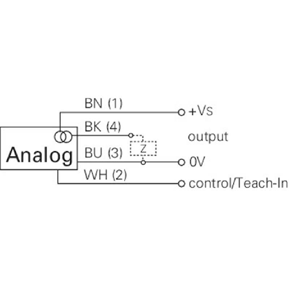 Ultrason Directe M12 ANA 0-10V P2-82mm Teach ext 15-30VDC / M12 4P Ultrason Directe M12 ANA 0-10V P2-82mm Teach ext 15-30VDC / M12 4P-Lire la description