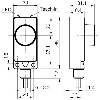Ultrason Directe ANA 0-10V P0,2-2m Teach 65x30x18mm 24VDC / Câble 2m