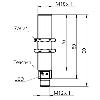 Ultrason Directe M18 ANA 0-10V P100-1000mm Teach 24VDC / M12 4P