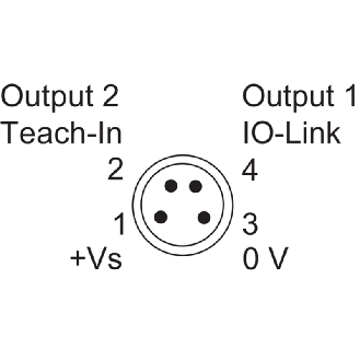 Ultrason Directe 2 seuils Push-Pull IO-Link P15-500mm / M08 4P-Lire la description