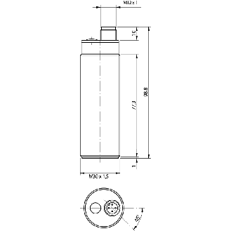 Ultrason M30 Directe 2x PNP NO/NF M12 5P-Lire la description