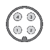 Ultrason Directe NPN+0-10V / M12 4P