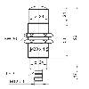 Radar de mesure de distance P=0.3-12m PushPull IO-Link, M12 5P