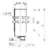 Ultrason Directe M30 PNP NF P200-1500mm Pot. 12-30VDC / M12 4P