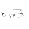 Ultrason Directe M30 4-20mA/0-10V PNP NO/NF P=350-5000mm Axial M12 5P