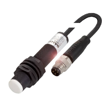 Ultrason Directe M18 PNP NO P200-1500mm Axial 18-30Vdc / M12 5P+C0.3m-Lire la description