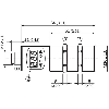 Ultrason Directe M30 NPN P200-1300mm NO/NF Axial 9-30Vdc / M12 5P