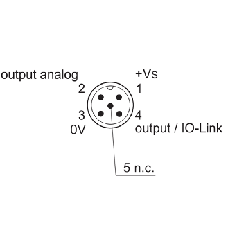 Radar de mesure de distance P=0.3-12m 4-20mA PushPull IO-Link, M12 5P-Lire la description
