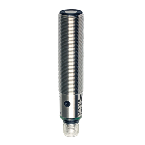 Ultrason Directe M18 ANA 4-20mA P1600mm Inox Axial / M12 4P-Lire la description