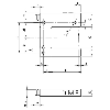 Fourche en U PNP/NPN E=30mm Prof=42mm IR / M08 4P