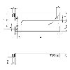 Fourche en U PNP/NPN E=15mm Prof=95mm IR / M08 4P