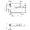 Fourche en U PNP/NPN E=15mm Prof=42mm IR / M08 4P
