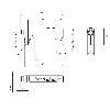 Fourche en U PNP/NPN E=3mm Prof=42mm IR / M08 4P